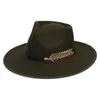 Chapeau Fedoras pour femmes en vrac feutre Fedora chapeaux pour femmes hommes Jazz Panama chapeau femme homme large bord casquette femme homme Top casquettes en gros