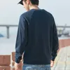 Męskie bluzy Moda Design Casual Male Pullover Mens Crewneck Długi Rękaw Okrągły Bluza Neck 210715