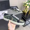 Tasarımcı Lüks Kanvas Mahkeme Klasik SL/06 Sıkıntılı Ayakkabı 2021SS İşlemeli Logo Signature Kutulu Düşük Top Deri Sneakers