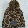 Damski projektanci Beanie kapelusz Moda Damska Lamparta Styl Zimowy Ciepłe Czapki Unisex Listy Odkryty Ski Kapelusze