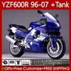 Bodys Kit para Yamaha Thundercat YZF600R YZF-600R YZF600 R CC 600R 96 97 98 99 00 01 Bodywork 86No.59 fábrica azul YZF600-R 02 03 04 05 06 07 600cc 1996-2007 Fairing OEM