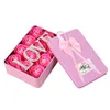 12 stks Zeep Bloem Gift Essential Bath Lichaam Petal Soap Geurende Rose Bloemen met Blik Box Verjaardag Moederdag Gift