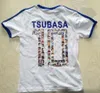 Kids children Youth Soccer Cotton Casual t-Shirts Captain Tsubasa Tsubasa Ozora blue football Japanese Anime men women t shirts