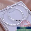 925 Sterling Silver Hip Hop Round Earrings for Women Large Circle 5.1cm Piercing Hoop Earring Dropship Suppliers  Factory price expert design Quality Latest Style
