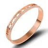 Bangle modemodel goud kleur Romeinse cijfers armband kristallen strass Regestonen armbanden armbanden vrouwelijke persoonlijkheid bruiloft sieraden