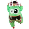 Green Monster Anime Niños Cosplay Disfraces Boy Girl Inflable Ropa Halloween Fiesta de Navidad Ropa para niños Blow Up Disfraz Q0910