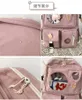Рюкзак корейский стиль школьная сумка для дам мода высококачественный сплошной цвет молнии большие емкости школьные сумки подростки