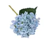 47cm artificiell hortensia blomma huvud silke blomma hortensior 17 färger för bröllop centerpieces hemfest dekorativa blommor w-00707