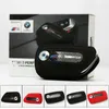 Custodia per portachiavi in pelle con telecomando in pelle in fibra di carbonio per BMW M performance 1 2 3 5 serie X1 X3 X4 X5 X6