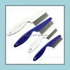 Dog Grooming Materiały Pet Strona Generalny Ogród Cat Beauty Narzędzia Metal Nit Head Hair Comb Comb Grzywny Ząbkowany Pchli Flee Handle Zwierzęta Drop Dostawa 2021 \ t