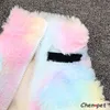 Kolorowe Ubrania Szczeniaki Designer Dog Odzież Małe Pies Kot Luksusowy Kapturem Schnauzer Yorkie Pudel Rainbow Płaszcz 211106