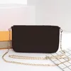 Nuevo bolso Bolsos de cuero para mujer Bolso bandolera para mujer Bolso bandolera con caja