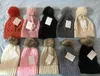 21ss beanie cappello cappello inverno cappelli da donna uomini cofano sottili berretti con vera pelliccia di procione pompon calda ragazza cappuccio snapback Pompon 14 colori