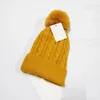 Winter Spring Christmas Kapelusze Dla Mężczyzna Kobiety Sport Moda Czapki Skullies Chapeu Czapki Bawełniane Gorros Wełna Ciepły Kapelusz Dziana Czapka 5 Kolory Dwuosobowy Zagęszczanie