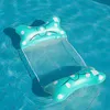 Pool accessoires opblaasbare matras zwembad float bed stoel float hangmat vouwbare zwemmen roll-up outdoor speelgoed stand water