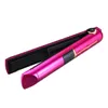 3-in-1 беспроводной выпрямитель для волос быстрого отопления Curler USB перезаряжаемый со светодиодным дисплеем Power Bank Функция волос плоский железо - розовое золото