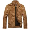 Męskie skórzane kurtki marki skórzana kurtka motocyklowa mężczyźni futro Jacket Jaqueta de Couro Masculina Mens skórzane płaszcze Jaqueta Couro 211222
