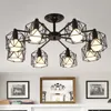 Pendant Lamps Nordic Iron Lights Retro Industrial Decoration Lamp Living Room Dining Black Hanging Lighting Light Fixture