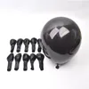 Украшение партии Ретро Оранжевый белый черный Хэллоуин DIY Balloons Домашний Детский душ Мальчик Девушка Крещение Рождения Globos 5/10/18 дюйма