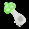 kit de tabagisme tuyaux à main plates-formes pétrolières bang en silicone bongs résistants à la chaleur dab rig bol en verre pour le tabac 4,3 pouces couleur de mélange