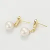 Stud luxe coeur acétate boucles d'oreilles simulé perle Style coréen pour femmes filles mariée doux bijoux