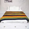 Nordic Stil Gestrickte Bett Decke Sofa Wolle Abdeckung Decken Tapisserie Nickerchen Schal Klimaanlage Quilt 150*220CM