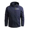 Männer Winddichte Jacke Marke Casual Outdoor Wasserdicht Mit Kapuze National Geographic Mantel Sport Outwear Mantel Mann Kleidung Y1106