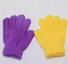 Christmas gifts Kids Winter gloves Solid color Candy Full finger Magic Knit Warm