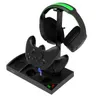 for Xbox series s Console Cooling Fan Base for XSX Gamepad Dual Battery Holder Charging Headphone Rack Stands Game Accessories