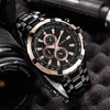 Curren мужские часы роскошный бренд полная сталь военный хронограф мужские наручные часы часы водонепроницаемый бизнес мужские часы 210527