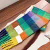 2021 Scarves Brand Cashmere Winter AC Scarfs filt Scarve Womens Type Color Checkered Tassel Imitated Multicolor2734dy7i