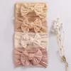 Haarschmuck 32 teile/los Weiche Zopfmuster Baby Nylon Stirnbänder Top Knoten Breite Turban Kopf Wraps Kinder Mädchen