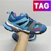 2022 Fashion Triple S 3.0 Casual Shoes Paris Platform Rosa Runner Is Blå Svart Vit Orange Gul Trainer Lime Navy Royal Triple Grå Mens Kvinnor Sneakers Storlek 36-45