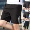 Side Striped Sport Shorts Men Plus Size Loose Short Pants Casual Summer Pants X0705