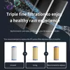 ZhangJi Propeller Driven Handheld Shower Head High Pressure Water Saving Premium Turbocharged for Bathroom Accessaries Shower H1209