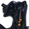 Stud Giraffe Halloween Kürbisohrringe Geschenk Mund Ohrring für Frauen Party Jewlery