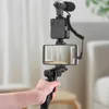 Tripods Smartphone Vlogging Kit Video Recording Equipment With Tripod Fill Light Shutter For Camera Phone Vlogger Kits