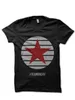 Herren T-Shirts Bucky Barnes Schwarzes T-Shirt