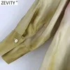 Zevity Femmes Vintage Multi Couleur Tie Dyed Imprimer Casual Chemises À Poitrine Lâche Femme Kimono Blouse Roupas Chic Smock Tops LS9042 210603