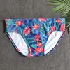 Men039s Swimwear 2021 Swimsuit Slip Underpants Beach Swimming Briefs For The Sea Blue Flowers Shorts Bathing Suit Man Clothing2455382