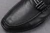 Frühling Herbst Lässige Mode-Trend Männer Schuhe Luxus Slip-On Schwarz Dicken Boden Formale Kleid Hochzeit Leder Loafer