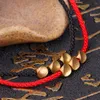 Urok bransolety czerwony sznur dla miłośników feng shui szczęśliwy ręcznie robiony bransoletka nadgarstka buddyzm joga modlitwa para biżuteria przyjaźń