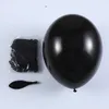 121 pièces ballon arc guirlande Kit Chrome or Latex noir ballons mariage bébé spectacle anniversaire Globos décorations 210719237w