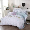 Conjuntos de cama Bedclothes Quilts de luxo 3d conjunto de edredão de edredão + roupa de cama + pillowcases roupas cama colcha para quarto