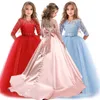 Sommer Kinder Mädchen Stickerei Tutu Prinzessin Kleid Für Mädchen Hochzeit Party Kleider Kinder Kleidung 5 6 7 8 9 10 11 12 jahr 210303