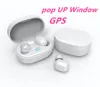 Ultima versione Cuffie wireless con auricolari GPS Rinominare la finestra pop-up Auricolare Bluetooth Auricolare Auto Proning Caso di ricarica wireless Auricolari