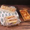 Stobag 10pcsベーキング透明なパープボックス朝食朝食箱パティスリーケーキボックスと包装の誕生日ベビーシャワークッキー種別好意210602