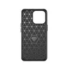 Carbon Fiber Rugged Armor Cases für iPhone 13 Pro Max 12 Mini 11 XR 8 Plus 1,8 mm weiche TPU-Abdeckung