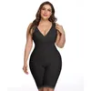 Women's Shapers Women's Plus Size Bodysuit For Women Waste Trainer Full Body Binders Shapewear Slimming Sheath Belly Thigh Trimmer