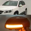 Specchietto retrovisore per auto Indicatori di direzione LED Ripetitore Lampada per VW Sharan 2012-2015 Tiguan 2008-2016 Luci dinamiche